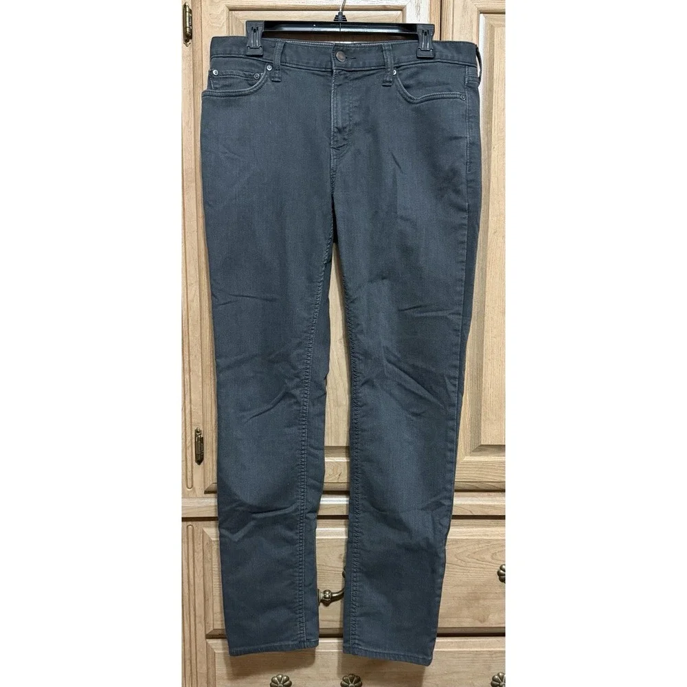 Banana Republic Travel Jeans Mens 32x34 Slim Fit Gray Stretch 5 Pockets